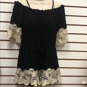 Small black romper
